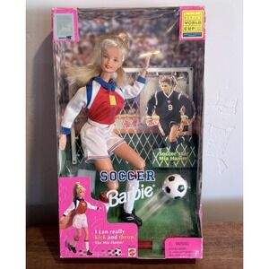 MATTEL Soccer Barbie Poseable Doll Womens World Cup USA 99 Mia Hamm 20151 NIB